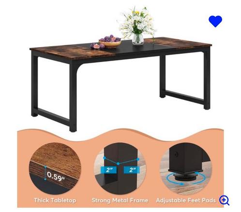 Nieuwe eettafel, Huis en Inrichting, Tafels | Eettafels, Zo goed als nieuw, Ophalen