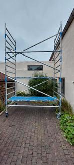 échafaudage LADDER STEIGER 1M35 X 2M50 X 6M20, Enlèvement ou Envoi, Comme neuf, Échafaudage fixe ou roulant, 5 mètres de hauteur ou plus