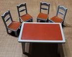 Playmobil set: tafel + stoeltjes, Kinderen en Baby's, Speelgoed | Playmobil, Ophalen of Verzenden, Gebruikt, Complete set