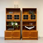 Vintage highboards •Ejsing Møbelfabrik, Denmark•, Ophalen of Verzenden, Gebruikt