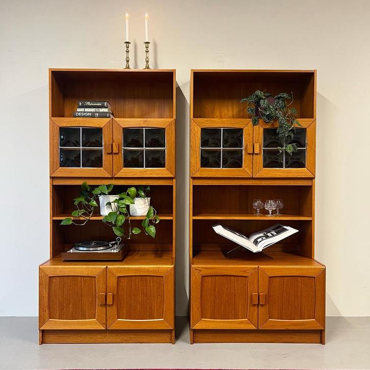 Vintage highboards •Ejsing Møbelfabrik, Denmark•, Huis en Inrichting, Kasten | Boekenkasten, Gebruikt, Ophalen of Verzenden