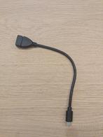 Kabel micro USB to USB A female, Enlèvement ou Envoi, Comme neuf