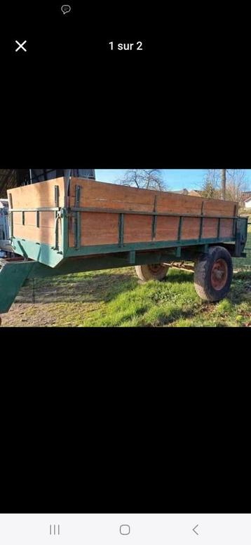 Remorque tracteur agricole  beschikbaar voor biedingen