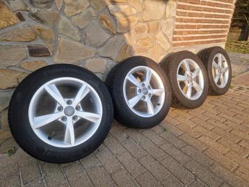 Originele Audi velgen met Michelin zomerbanden – 205/55 R16  beschikbaar voor biedingen