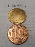 2 penningen van Ieper 1981, Postzegels en Munten, Penningen en Medailles, Ophalen of Verzenden