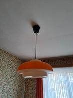 Vintage Oranje lamp, Ophalen of Verzenden