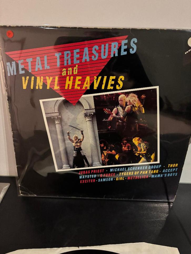 LP - Metal treasures and vinyl heavies, Cd's en Dvd's, Vinyl | Hardrock en Metal, Gebruikt, Ophalen of Verzenden