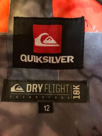 Quiksilver 10K val winterski-jas 12 jaar 200 eur   beschikbaar voor biedingen