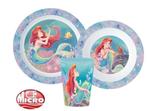 Disney Princess Ariel Kinderservies met Beker - Magnetron, Enlèvement ou Envoi, Neuf
