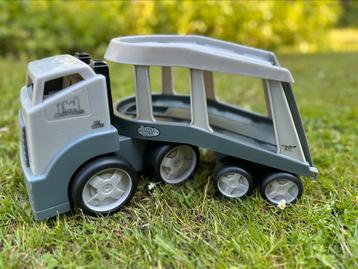 Little tikes vrachtwagen grijs oplegger, Kinderen en Baby's, Speelgoed |Speelgoedvoertuigen, Ophalen of Verzenden