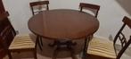 Eettafel met 4 stoelen, Ophalen, Zo goed als nieuw