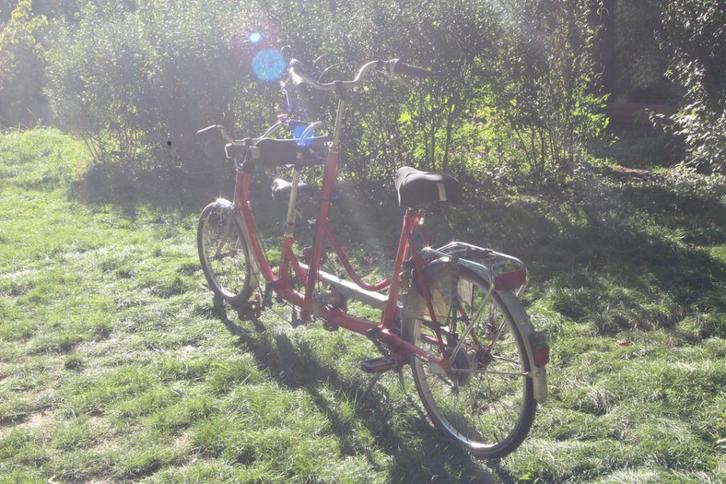 Ouder kind-tandem (Merk: HJD-duo), Fietsen en Brommers, Fietsen | Tandems, Gebruikt, Minder dan 10 versnellingen, Ophalen