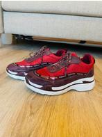 Baskets chunky bordeaux/rouge pailletées 39, Autres couleurs, Sneakers et Baskets, Comme neuf, Fashion
