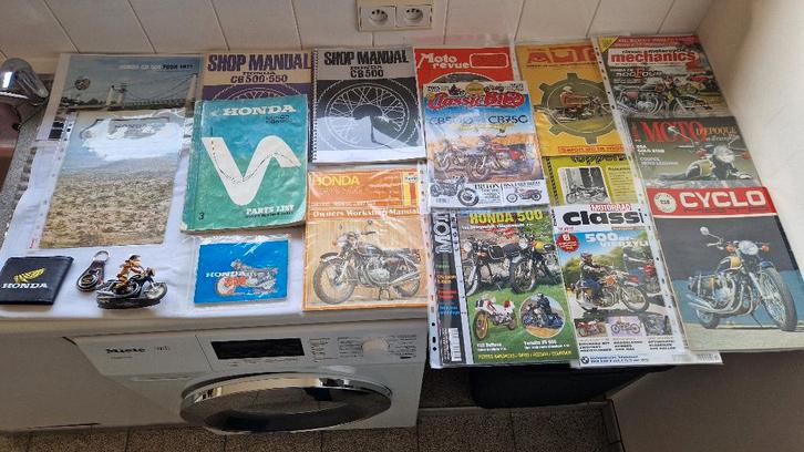 Honda CB500Four documentatie, Motos, Modes d'emploi & Notices d'utilisation, Honda, Enlèvement ou Envoi