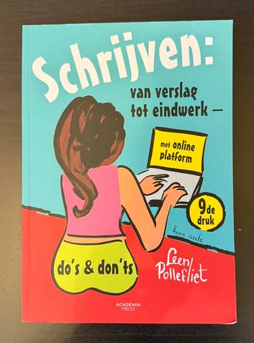 Schrijven: van verslag tot eindwerk” van Leen Pollefliet beschikbaar voor biedingen
