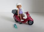 PLaymobil vrouw en scooter - compleet, Kinderen en Baby's, Ophalen of Verzenden, Zo goed als nieuw, Complete set