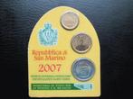 San Marino Short Set 2007 10c + 20c + 2 euro, Postzegels en Munten, Munten | Europa | Euromunten, Setje, San Marino, Overige waardes