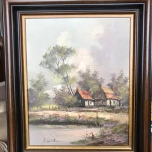 Schilderijen op doek, Antiek en Kunst, Kunst | Schilderijen | Klassiek, Ophalen of Verzenden