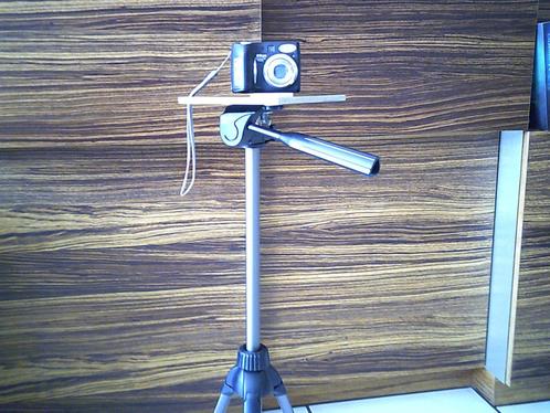 Camera + Statief, Audio, Tv en Foto, Fotografie | Statieven en Balhoofden, Zo goed als nieuw, Ophalen of Verzenden