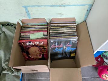  Grote verzameling vinylplaten te koop, plus 120 stuks. beschikbaar voor biedingen