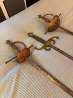 Te koop: 3 Militaire sabels, Verzamelen, Militaria | Algemeen, Ophalen, Landmacht, Zwaard of Sabel