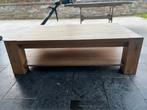 Table de salon en bois , chêne massif, Comme neuf, 100 à 150 cm, Chêne, Rectangulaire