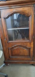 Mooie eiken vitrine kast, Ophalen