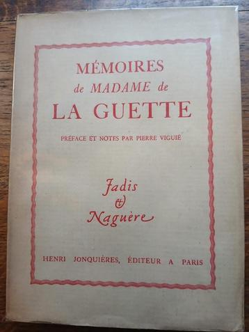 Mémoires de madame de La Guette beschikbaar voor biedingen