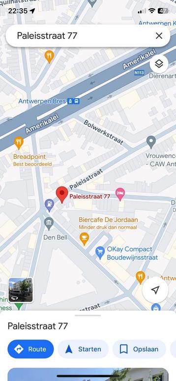 Handelspand centrum Antwerpen 
