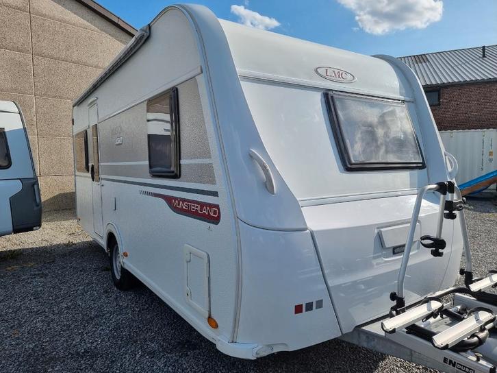 LMC MUNSTERLAND Musica 470 D, Caravans en Kamperen, Caravans, Bedrijf, Rondzit, LMC en Münsterland, Lengtebed, Koelkast, Ophalen