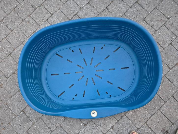 Ferplast Siesta hondenmand 93,5x68x28,5 blauw - Geel - Putte, Dieren en Toebehoren, Hondenmanden, Zo goed als nieuw, Ophalen of Verzenden