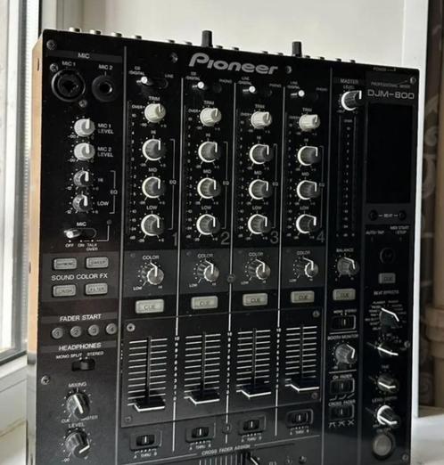 Pioneer djm 800, Muziek en Instrumenten, Mengpanelen, Gebruikt, 10 tot 20 kanalen, Microfooningang, Ophalen of Verzenden