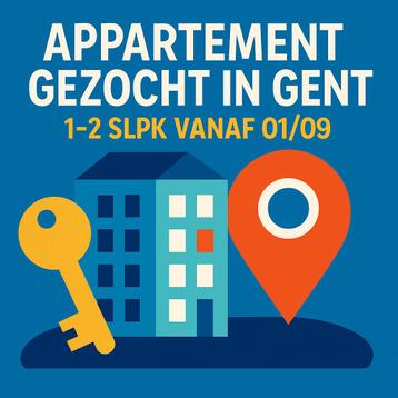 GEZOCHT: Appartement in Gent (1–2 slpk) – Beschikbaar vanaf  beschikbaar voor biedingen