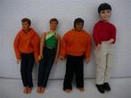4 leuke mannen popjes, Kinderen en Baby's, Speelgoed | Poppen, Ophalen of Verzenden, Gebruikt, Overige typen
