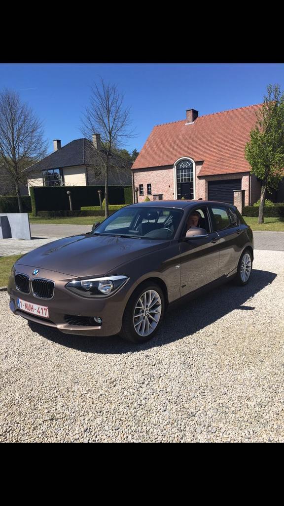 Bmw 1 serie te koop, Autos, BMW, Particulier, Série 1, Diesel, 4 portes, Boîte manuelle, Brun, Gris, Propulsion arrière, Enlèvement