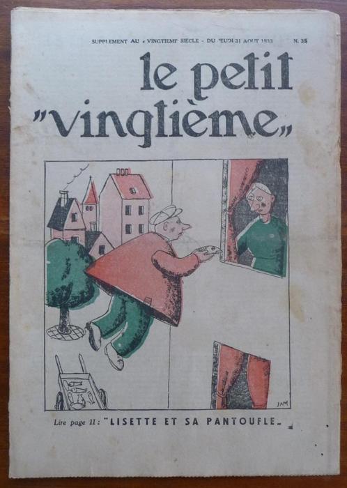 TINTIN – PETIT VINGTIEME – n35 du 31 AOUT 1933 - CIGARES, Livres, BD, Utilisé, Une BD, Envoi