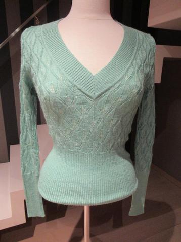 Nieuwe groene InWear trui met glittertje, mt 36 beschikbaar voor biedingen