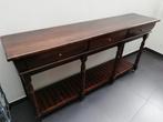 Console/muurtafel vol teak hout, Huis en Inrichting, Ophalen