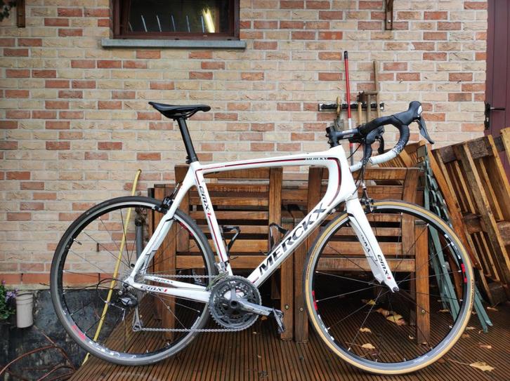 Merckx EMX-1 56 carbon racefiets, Fietsen en Brommers, Fietsen | Racefietsen, Gebruikt, Heren, Overige merken, Meer dan 20 versnellingen