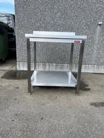 Inox tafel Diamond, Ophalen of Verzenden, Gebruikt, Inox Meubilair