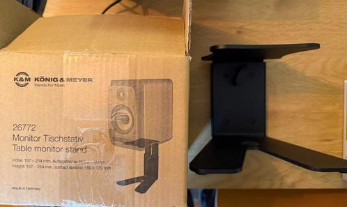 K&M 26772 Table Monitor Stand, Muziek en Instrumenten, Instrumenten | Toebehoren, Zo goed als nieuw, Overige instrumenten, Ophalen of Verzenden