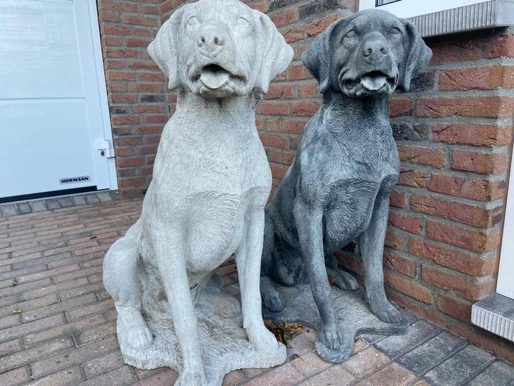 Labrador Retriever, Tuin en Terras, Tuinbeelden, Nieuw, Dierenbeeld, Beton, Ophalen