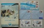 Hergé Antarctic + enveloppen en verzendzegels, Ophalen, Gelezen