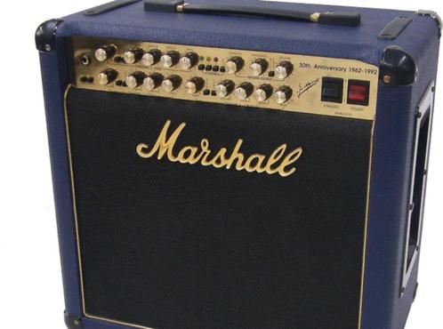 Marshall 6101 LM Anniversary Combo ( rare )  Blue/Gold, Muziek en Instrumenten, Versterkers | Bas en Gitaar, Gebruikt, Gitaar