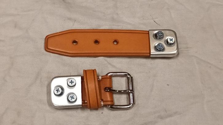 bonnet strap TAN, bruin leder Klassieke Mini, Auto-onderdelen, Carrosserie, Motorkap, Mini, Voor, Nieuw, Ophalen