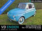 Fiat 500L - 1973 - Lusso, Auto's, Achterwielaandrijving, 594 cc, Blauw, Bedrijf