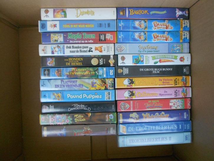 originele VHS video's tekenfilm,kunnen per stuk, Cd's en Dvd's, VHS | Kinderen en Jeugd, Gebruikt, Tekenfilms en Animatie, Tekenfilm