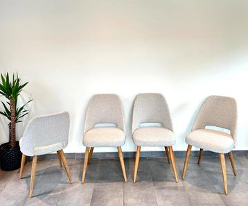 4 beige stoelen beschikbaar voor biedingen