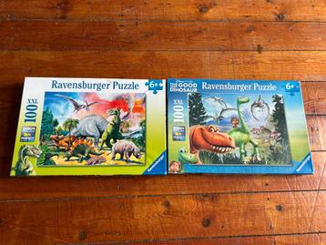 Puzzel 100 stukjes dino beschikbaar voor biedingen