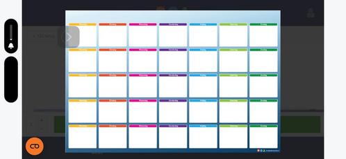 Ass/adh maandplanner bord 90 x60 + 350 pictogrammen, Huis en Inrichting, Bureaus, Zo goed als nieuw, Ophalen of Verzenden